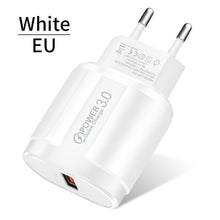 Load image into Gallery viewer, USLION Quick Charge QC 3.0 USB US EU Charger Universal Mobile Phone Charger Wall Fast Charging Adapter For iPhone Samsung Xiaomi-Homeoption Store