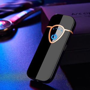 Fingerprint Rechargeable Cigarette Lighter-Home & Personal-Homeoption Store