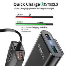 Load image into Gallery viewer, USLION Multi USB 4 Port QC 3.0 Car Charger Quick Charge Phone Fast Front Backseat Clip Charging Adapter Portable Plug For iPhone-Homeoption Store