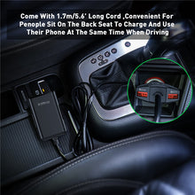 Load image into Gallery viewer, USLION Multi USB 4 Port QC 3.0 Car Charger Quick Charge Phone Fast Front Backseat Clip Charging Adapter Portable Plug For iPhone-Homeoption Store