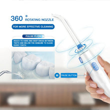 Load image into Gallery viewer, Waterpulse V300G Oral Irrigator 5pcs Tips Dental Water Flosser Electric Cleaner 800ml Oral Hygiene Dental Flosser Water Flossing-Homeoption Store