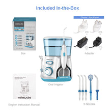 Load image into Gallery viewer, Waterpulse V300G Oral Irrigator 5pcs Tips Dental Water Flosser Electric Cleaner 800ml Oral Hygiene Dental Flosser Water Flossing-Homeoption Store
