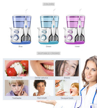Load image into Gallery viewer, Waterpulse V300G Oral Irrigator 5pcs Tips Dental Water Flosser Electric Cleaner 800ml Oral Hygiene Dental Flosser Water Flossing-Homeoption Store