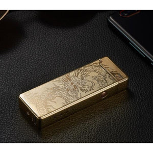 Lighter USB Electronic Plasma Cigarette Lighter For Smoking Electronic Lighter engrave name-Homeoption Store