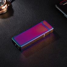 Load image into Gallery viewer, Lighter USB Electronic Plasma Cigarette Lighter For Smoking Electronic Lighter engrave name-Homeoption Store