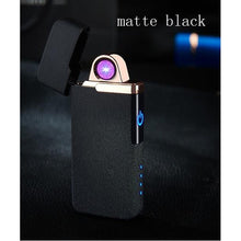 Load image into Gallery viewer, Lighter USB Electronic Plasma Cigarette Lighter For Smoking Electronic Lighter engrave name-Homeoption Store