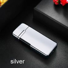 Load image into Gallery viewer, Lighter USB Electronic Plasma Cigarette Lighter For Smoking Electronic Lighter engrave name-Homeoption Store