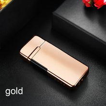 Load image into Gallery viewer, Lighter USB Electronic Plasma Cigarette Lighter For Smoking Electronic Lighter engrave name-Homeoption Store