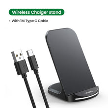 Load image into Gallery viewer, Ugreen Qi Wireless Charger Stand for iPhone 11 Pro X XS 8 XR Samsung S9 S10 S8 S10E Fast Wireless Charging Station Phone Charger-Homeoption Store