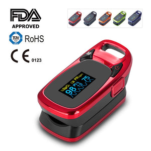 VEE Digital Finger Pulse Oximeter Spo2 Measure Blood Oxygen Measurement Oled Best de dedo Portable Medical Pulse Oximeter FDA CE-Homeoption Store