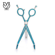 Load image into Gallery viewer, Hairdresser Scissors Professional Scissors-Shaped Zinc Alloy Mobile Phone Holder Is Suitable For 100% Smartphones-Homeoption Store