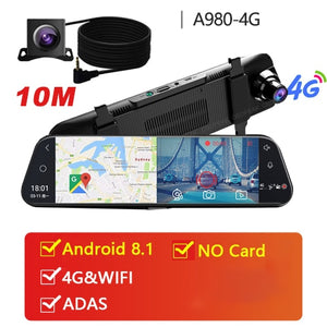 ADAS10" Dash Cam 4G Android 8.1 Car Camera-Home & Personal-Homeoption Store