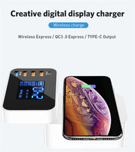 Load image into Gallery viewer, Wireless USB Charger 5 Ports LED Display-Phones &amp; Accessories-Homeoption Store