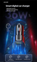 Load image into Gallery viewer, USLION Quick Charge 3.0 USB Car Charger for iPhone 11 Pro Max Xiaomi USB C Fast Charging Mobile Phone Chargers PD3.0 + QC3.0-Homeoption Store