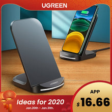 Load image into Gallery viewer, Ugreen Qi Wireless Charger Stand for iPhone 11 Pro X XS 8 XR Samsung S9 S10 S8 S10E Fast Wireless Charging Station Phone Charger-Homeoption Store