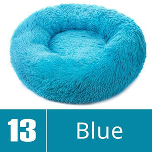 Round Plush Pet Bed House-Home & Personal-Homeoption Store