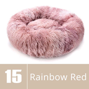 Round Plush Pet Bed House-Home & Personal-Homeoption Store