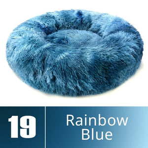 Round Plush Pet Bed House-Home & Personal-Homeoption Store