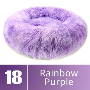 Round Plush Pet Bed House-Home & Personal-Homeoption Store