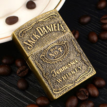 Load image into Gallery viewer, Retro Jack Bronze Metal Wheel Gas lighter Inflatable Butane Cigarette Lighter Fire Smoker Best Gift-Homeoption Store