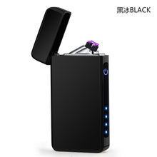 Load image into Gallery viewer, New Double Plasma Arc Lighter Windproof Electronic USB Recharge Cigarette Smoking Electric Lighter-Homeoption Store