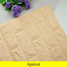 Load image into Gallery viewer, Self adhesive Waterproof TV Background Brick Wallpapers 3D Wall Sticker Living Room Wallpaper Mural Bedroom Decorative Stickers-Homeoption Store