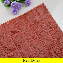 Load image into Gallery viewer, Self adhesive Waterproof TV Background Brick Wallpapers 3D Wall Sticker Living Room Wallpaper Mural Bedroom Decorative Stickers-Homeoption Store