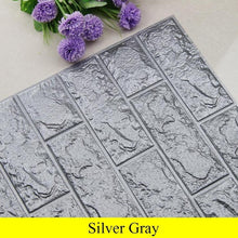 Load image into Gallery viewer, Self adhesive Waterproof TV Background Brick Wallpapers 3D Wall Sticker Living Room Wallpaper Mural Bedroom Decorative Stickers-Homeoption Store