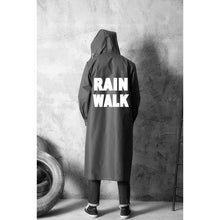 Load image into Gallery viewer, JPZYLFKZL Stylish EVA Black Adult Raincoat Alan Walker Pattern Outdoor Men's Long Style Hiking Poncho Environmental rain coat-Homeoption Store