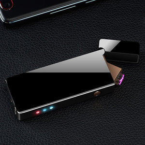 Lighter USB Electronic Plasma Cigarette Lighter For Smoking Electronic Lighter engrave name-Homeoption Store