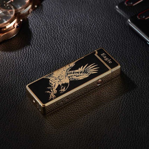 Lighter USB Electronic Plasma Cigarette Lighter For Smoking Electronic Lighter engrave name-Homeoption Store